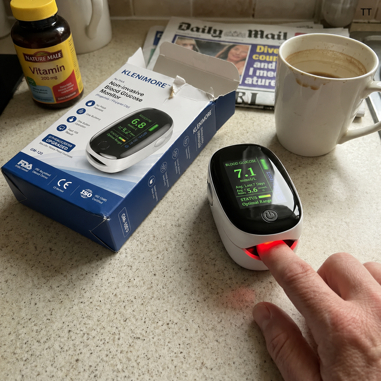 KLENIMORE monitor being used at home