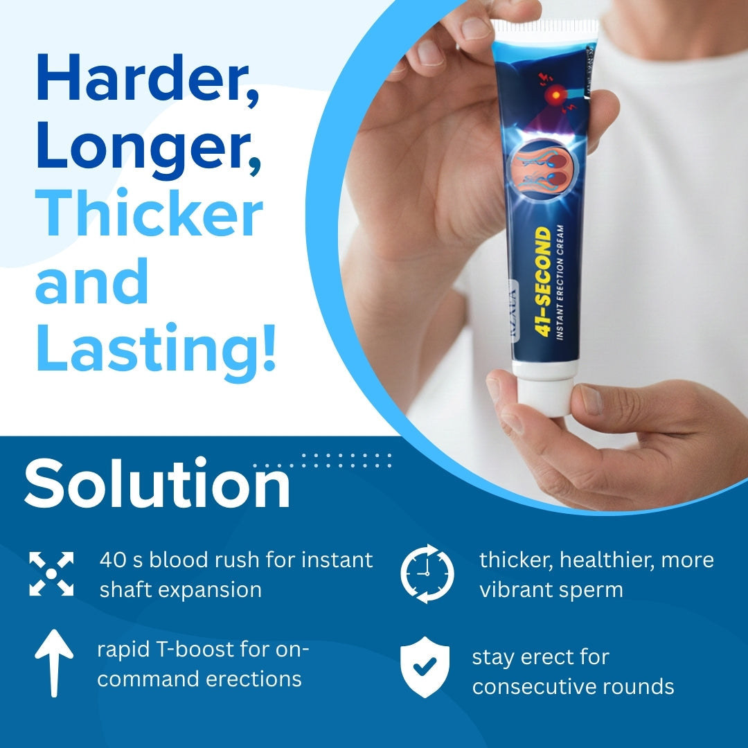 🔥 2026 HOT SELLER 🔥 50K+ SOLD! 💥 RZXEA™ 41-Second Instant Erection Cream – Feel it work in 41 secs, rock-hard results, fast-acting & bloody powerful. 🚀